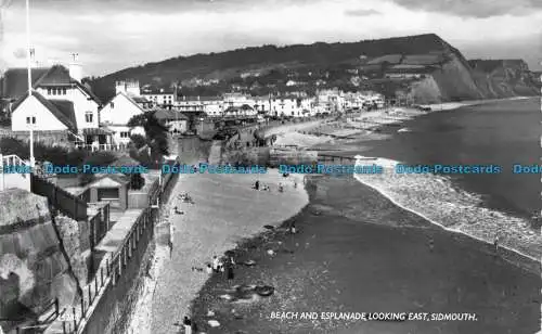 R150938 Strand und Esplanade. Blick nach Osten. Sidmouth. Harvey Barton. RP. 1963