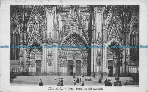 R150990 Coln a. Rh. Dom Portal an der Sudseite. 1919