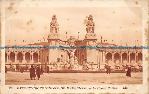 R151053 Kolonialausstellung in Marseille. den Grand Palais. LL. Nr. 29