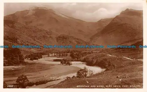 R151055 Berg und Fluss Glen Nevis. Fort William. Weiß. Das Beste von allem. RP