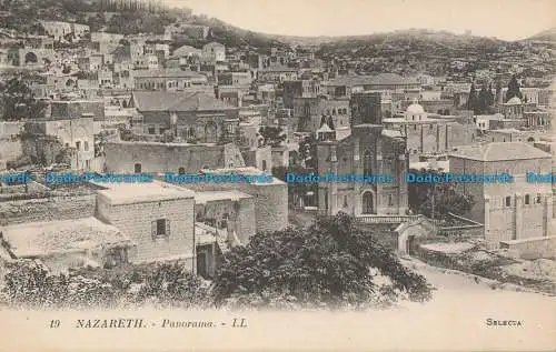 R151699 Nazareth. Panorama. Levy und Neurdein vereint. Ausgewählt. Nr. 19