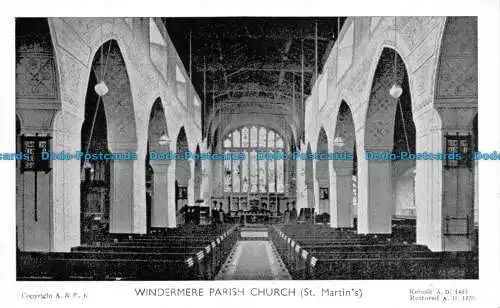 R151106 Pfarrkirche Windermere. St. Martins. A. und P