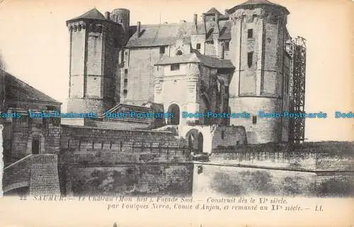 R151147 Saumur. Das Schloss Südfassade. LL. Nr. 22