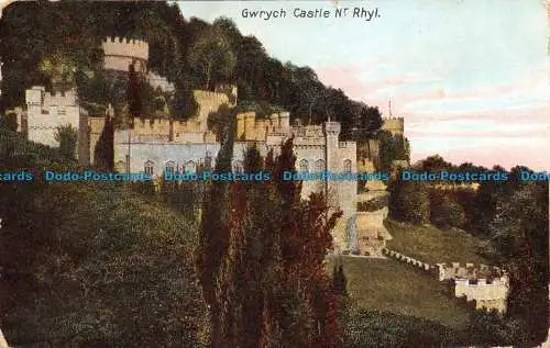 R151792 Schloss Gwrych. Nr. Rhyl. Bybbys