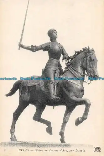 R152470 Reims. Statue von Jeanne d Arc von Dubois. Neurdein