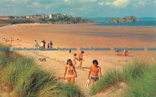 R153135 Tenby. South Beach von Penally. Bogen. 1975