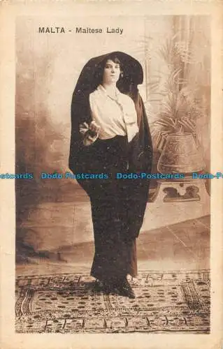 R152481 Malta. Maltesische Dame. F.W. Grech