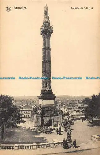 R152486 Brüssel. Kongresssäule. Ern. Thill. Nels