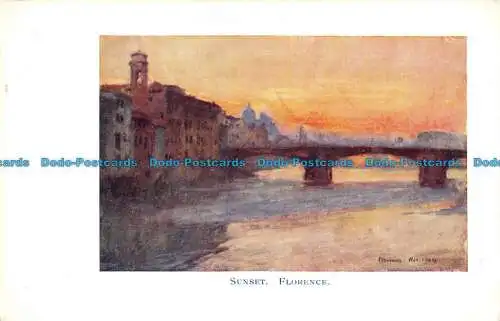 R151189 Sonnenuntergang Florenz. Faulkner