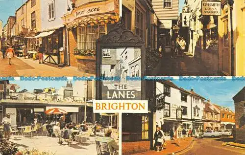 R151824 The Lanes. Brighton. Multi-View. D.V. Bennett