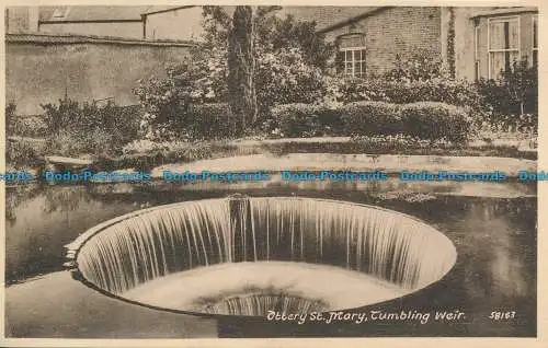 R151196 Ottery St. Mary. Tumbling Weir. Frith