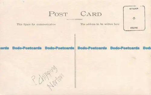 R151831 Alte Postkarte. Wand mit Türmen