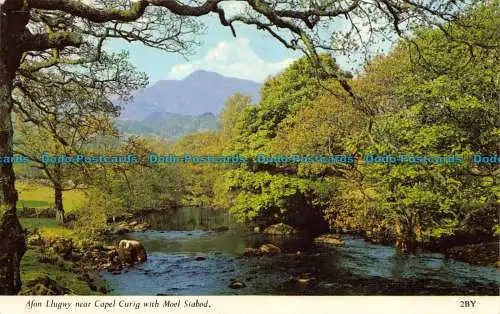 R151880 Aston Lllugwy bei Capel Curig mit Moel Siabod. Harvey Barton