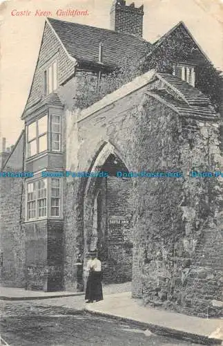 R152558 Burgbergfried. Guildford. 1904