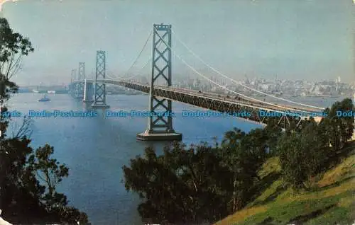 R153222 San Francisco Oakland Bay Bridge. Kalifornien. E.F. Clements