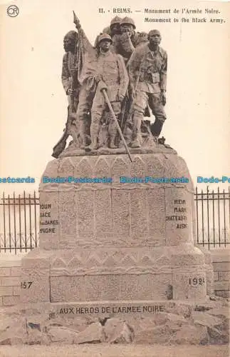 R152568 Reims. Denkmal der Schwarzen Armee