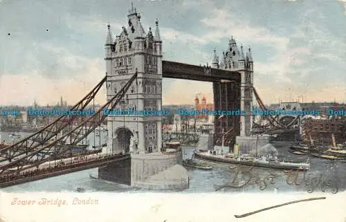 R151265 Turmbrücke. London. Valentinstag. 1906