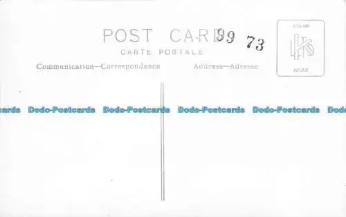 R151905 Alte Postkarte. People Company in der Nähe der Bäume