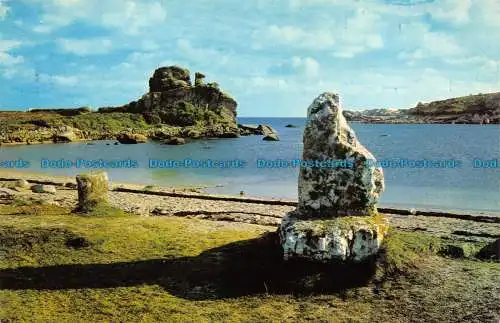 R151293 Sir Cloudesley Shovells Garve in Portellick Bay. St. Marys Scilly. F.E