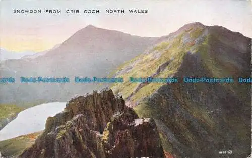 R151326 Snowdon von Crib Goch. Nordwales. Valentinstag. 1931