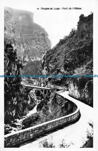 R152650 Schlucht des Wolfes. Pont de l Abime. L. Gilletta