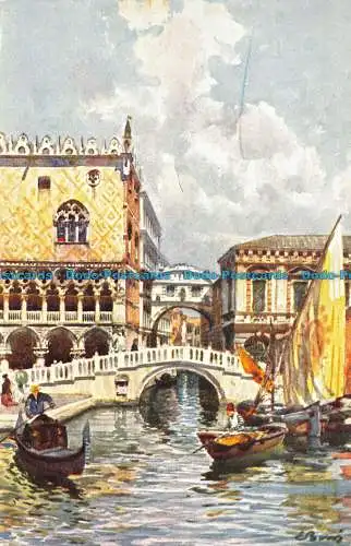 R152652 Venedig. Strohbrücke und Seufzer. C. Varagnolo