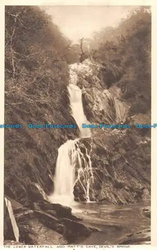 R152662 Die untere Wasserfall- und Matthöhle. Teufelsbrücke. F.P. Lightfoot