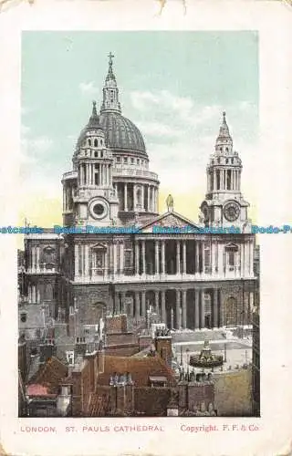 R152672 London. St. Pauls Kathedrale. F.F. und Co