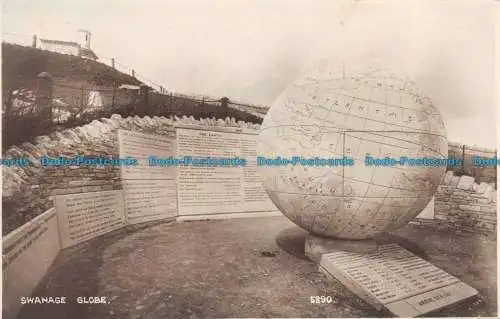 R152002 Swanage Globe. Photochrom. Nr. 5890. RP