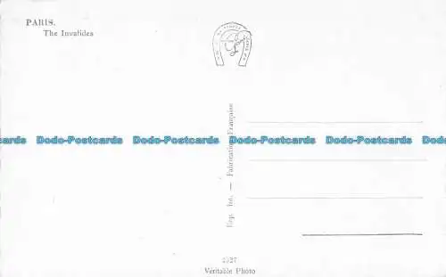 R152689 Paris. Die Invaliden. RP
