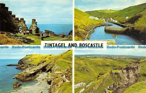 R153346 Tintagel und Boscastle. Multi-View. 1972