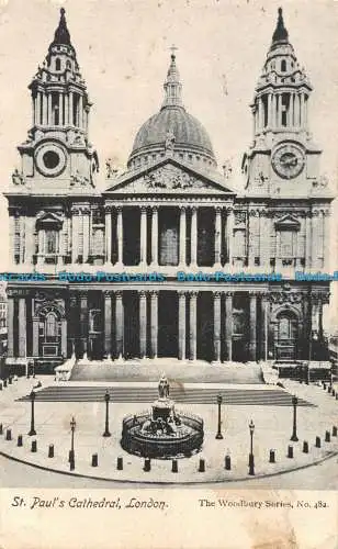 R152713 St. Pauls Kathedrale. London. Das Woodbury. 1910