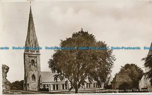 R152095 Kathedrale von Llandaff aus dem Süden. Tempel. Nr. 33697. RP. 1940