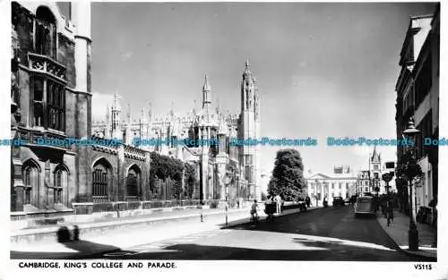 R154036 Cambridge Kings College und Parade. Photochrom