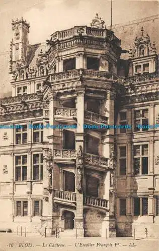 R152145 Block. Das Schloss. l Treppe Franz I. LL. Nr. 16