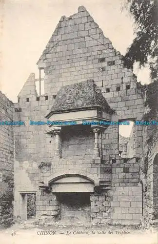 R152165 Chinon. Das Schloss der Trophäensaal. ND. Nr. 48