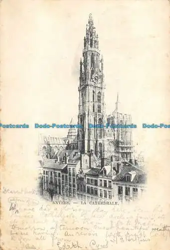 R152177 Antwerpen. Die Kathedrale