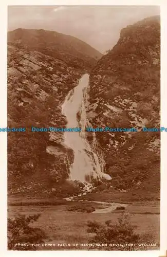 R152911 Die oberen Wasserfälle von Nevis. Glen Nevis. Fort William. Weiß. Das Beste von allem.