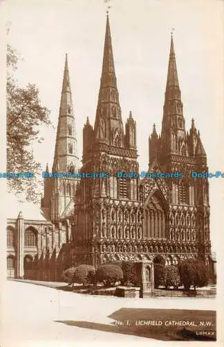 R152925 Lichfield Cathedral. Nr. W. 1946