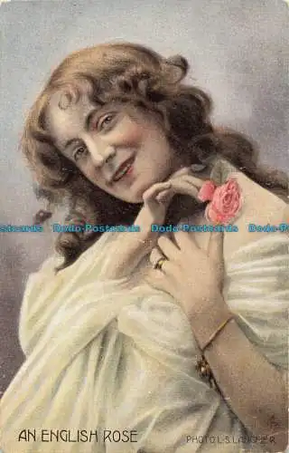 R152226 Eine englische Rose. Tuck. Öle