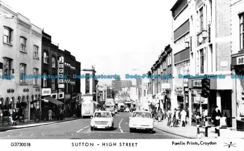 R154165 Sutton High Street. Pamlin-Drucke. RP