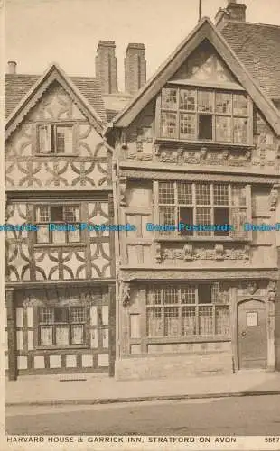 R152244 Harvard House and Garrick Inn. Stratford auf Avon. Nr. 5687. 1934