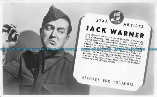 R154169 Star Artists Jack Warner