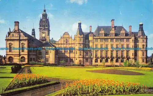 R153595 Rathaus aus St. Pauls Gardens. Sheffield. Dennis. 1964