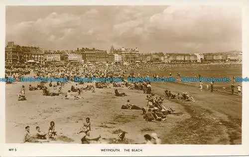 R154183 Weymouth. Der Strand. Masons Alpha. RP