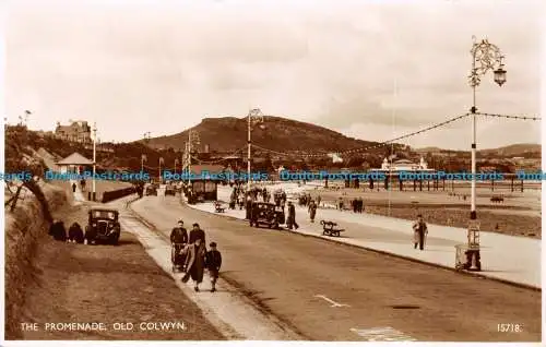 R154246 Die Promenade. Old Colwyn. Lachs. RP