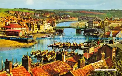 R153763 Whitby. Der Hafen. Bamforth. Farbglanz