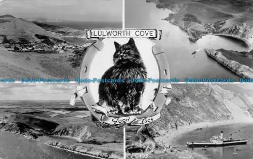 R154396 Lulworth Cove Viel Glück. Multi-View. RP. 1965