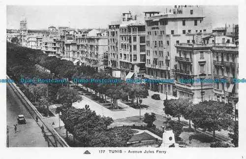 R154402 Tunis. Avenue Jules Ferry. E. Younes. Nr. 177