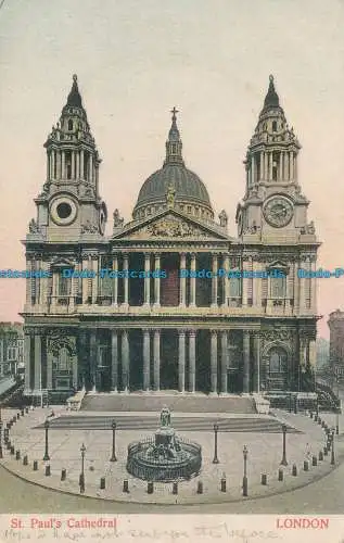 R154404 St. Pauls Kathedrale. London. J. B. und Co. 1904